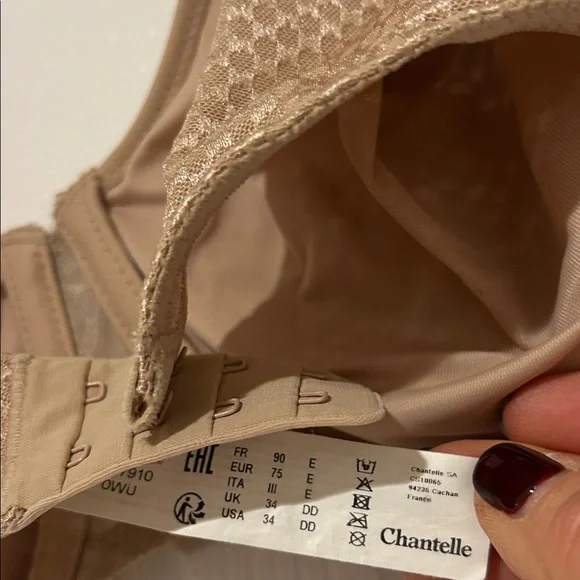 Chantelle Shimmering Tan Bra - Picture 6 of 6